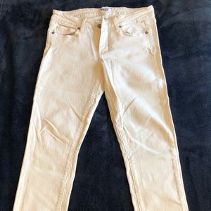 Paige White Skyline Skinny Denim Jeans Size 27